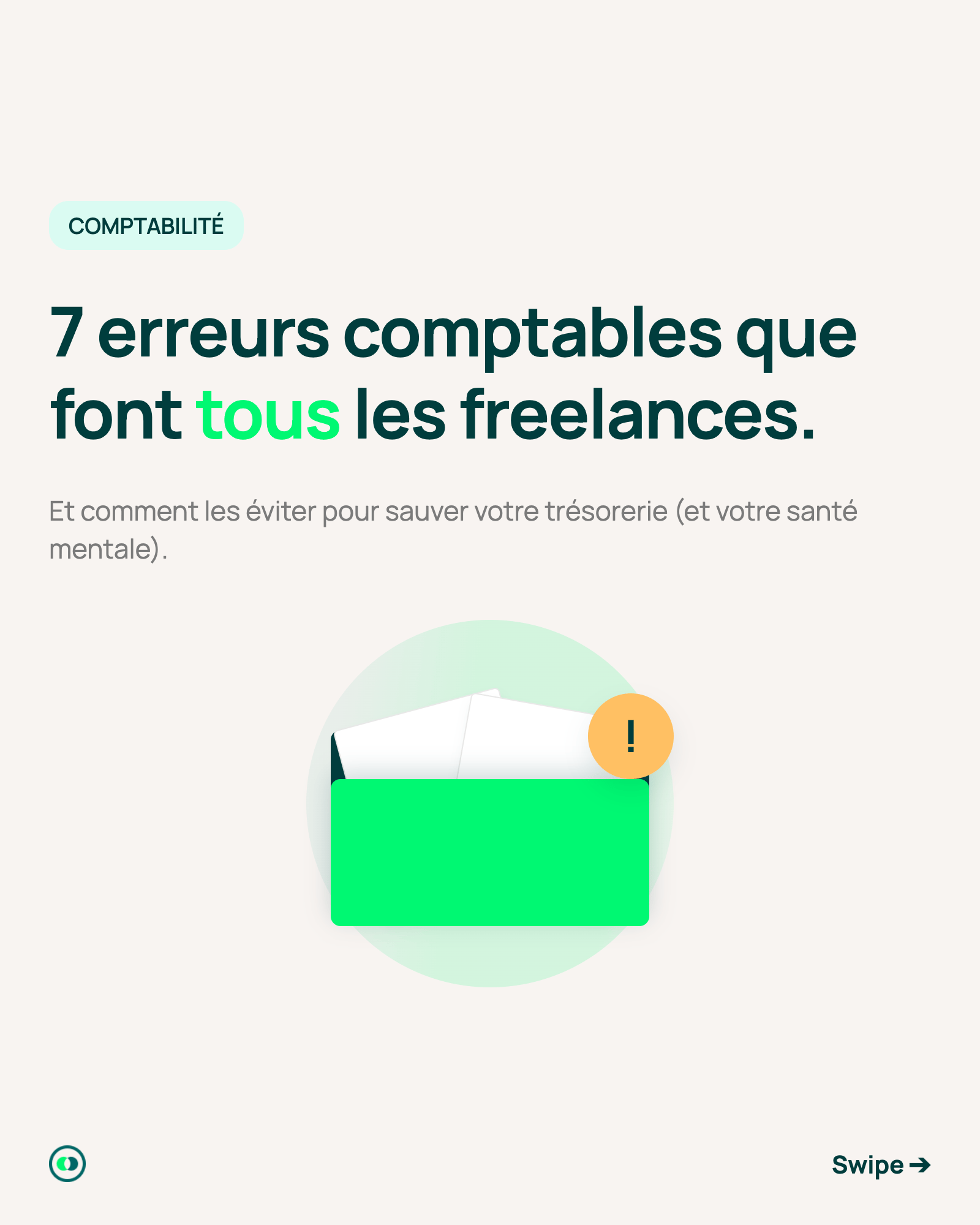 7 erreurs comptables de freelance - slide 1