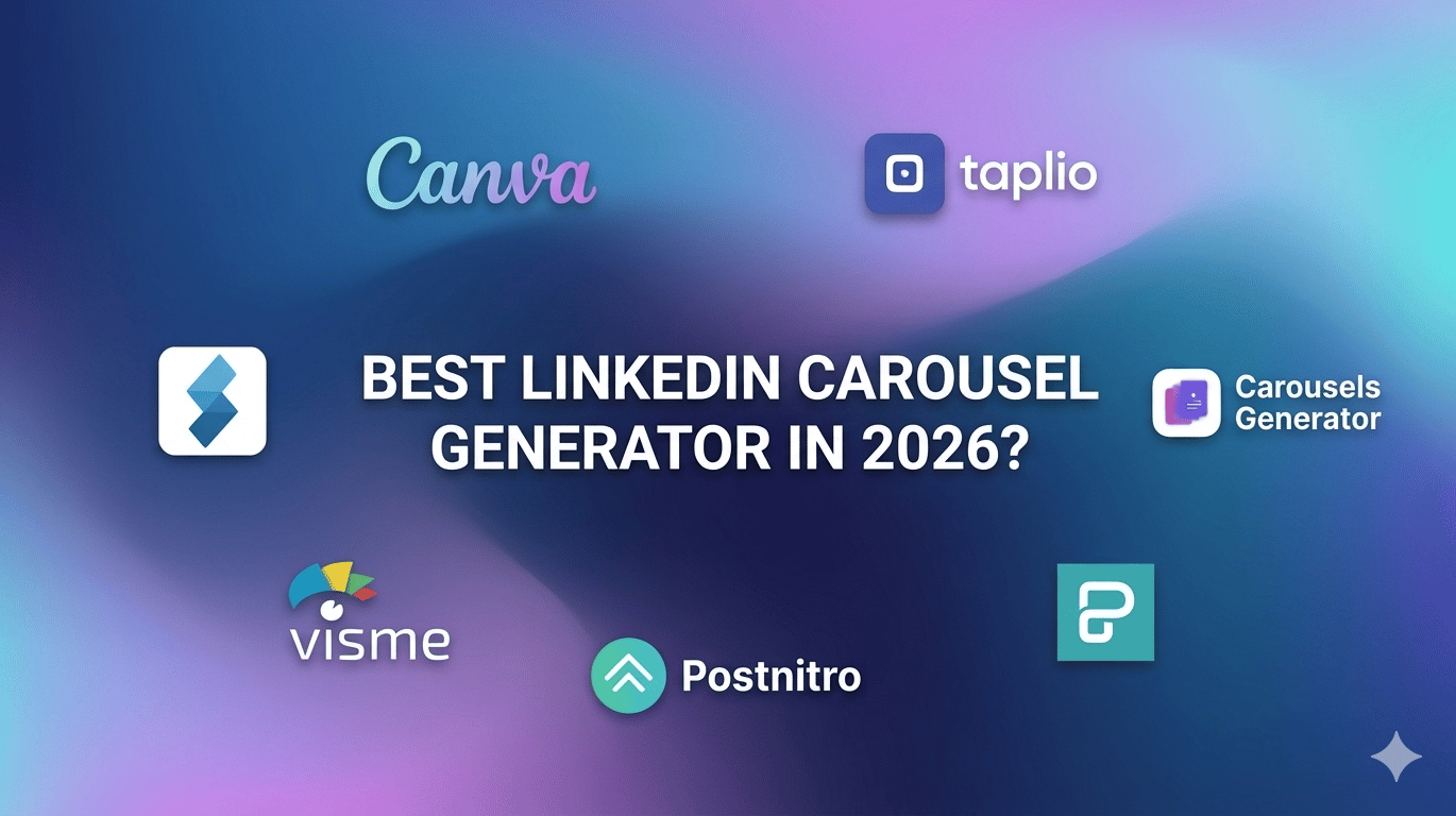 Best LinkedIn Carousel Generator in 2026 (7 Tools Compared)